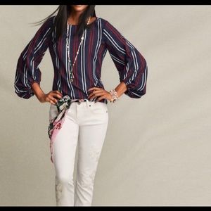 Cabi Flag Blouse New W/O Tags